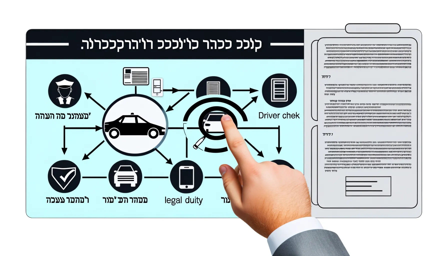 Cover image: המדריך המלא לקציני בטיחות: איך לקבל ולנהל מידע אודות נהגים בצורה חוקית ויעילה